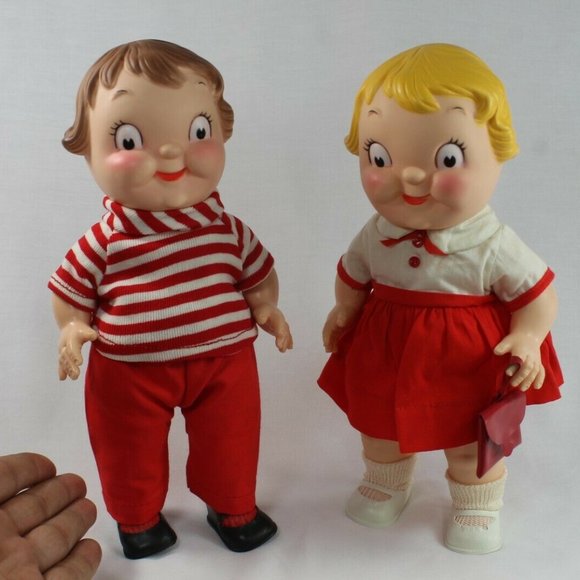 Toys Vintage 197s Campbell Soup Kids 10 Dolls Boy Girl Set With